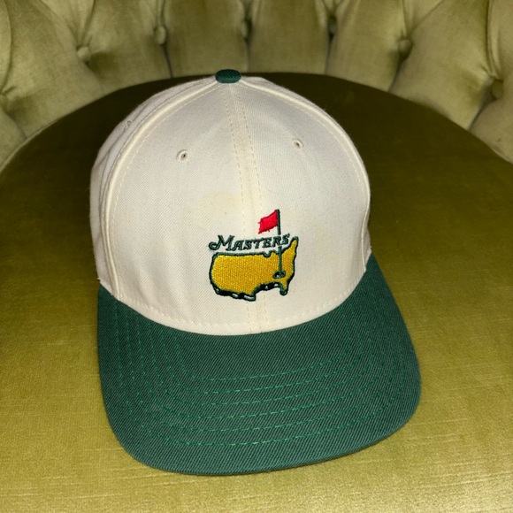Rare EUC Exclusive Masters Golf Leather Strapback Hat Augusta American Needle - Picture 8 of 8
